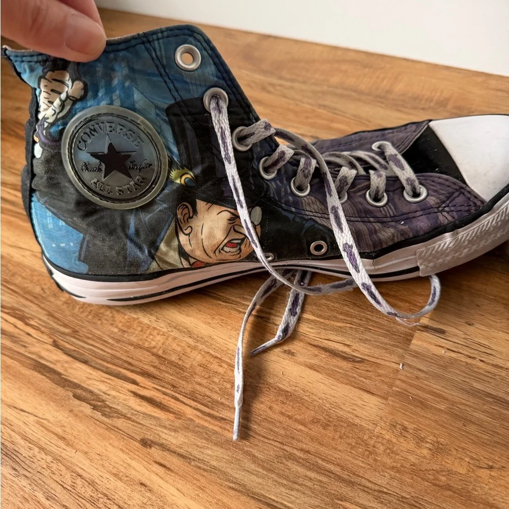 Converse Men’s Chuck Taylor Allstar Batman Penguin High Top Sneakers Size 8 - Picture 14 of 14